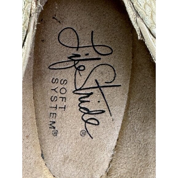 Life Stride womens shoes 9M beige soft system comfort slip on - Picture 12 of 16